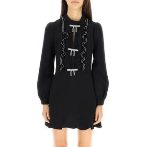 Self-Portrait Crepe Mini Dress NWT